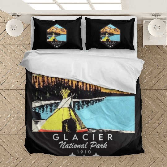 Glacier national park Bedding Sets