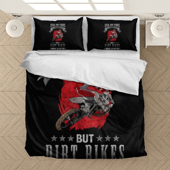 Dirt Bike Adrenaline Extreme Sport Fan Bedding Sets