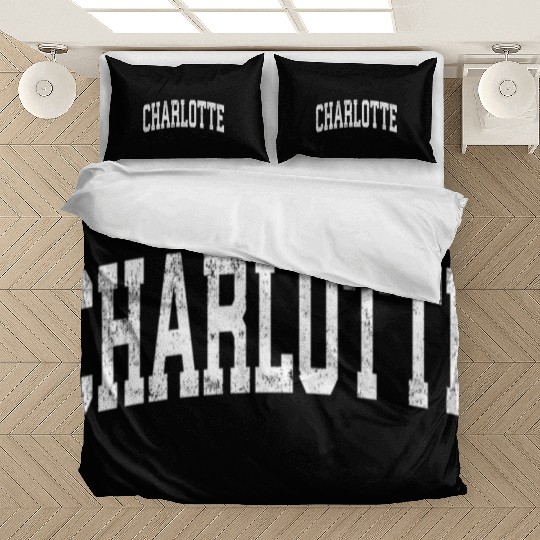 Charlotte North Carolina Nc Athletic Sports Bedding Sets