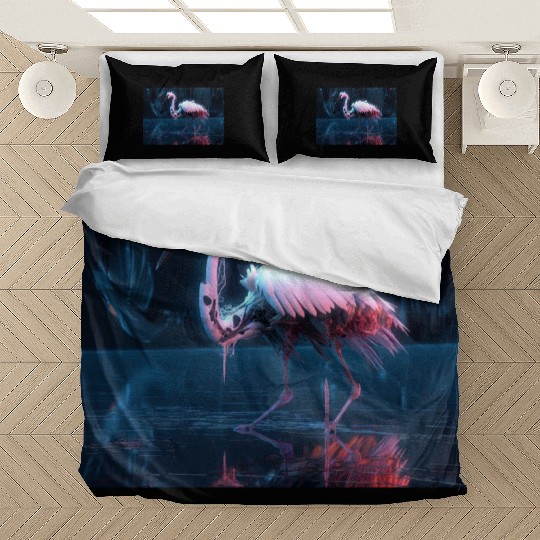 Neon Bird of Paradise Bedding Sets