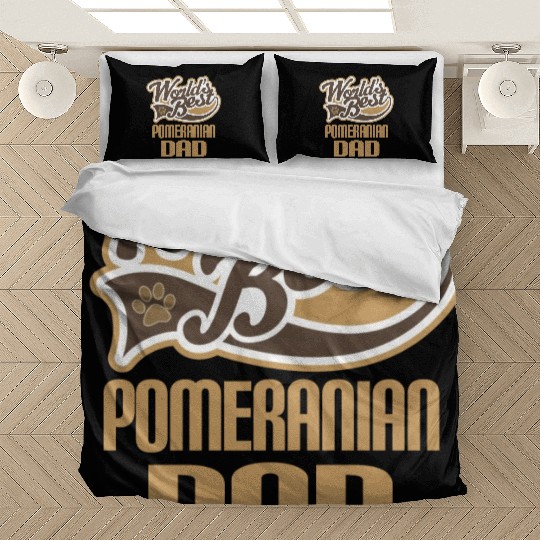 Pomeranian Dad Bedding Sets