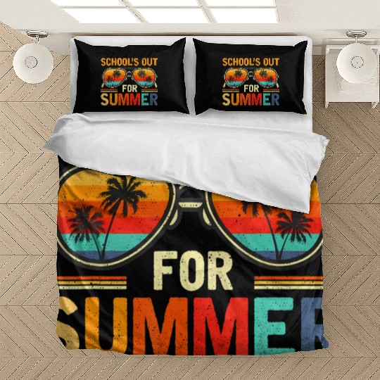 Last Day Of School Schools Out For Summer Teacher Bedding Sets