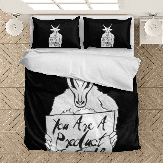 You'Re A Product Of Fear Baphomet Goat Satanic Luc Bedding Sets