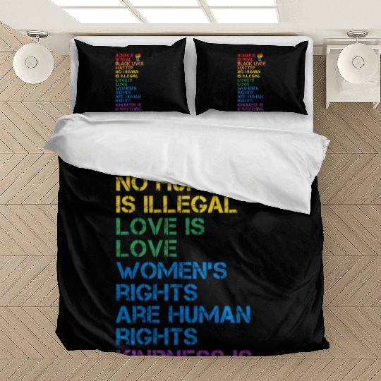 Science Is Real Black Lives Matter Lgbt Blm Fist Bedding Sets