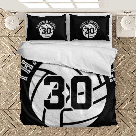 30 Volleyball Player That'S My Cheer Mom Dad Team Bedding Sets