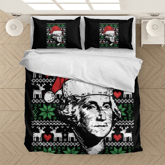 Ugly George Washington Patriotic President Bedding Sets