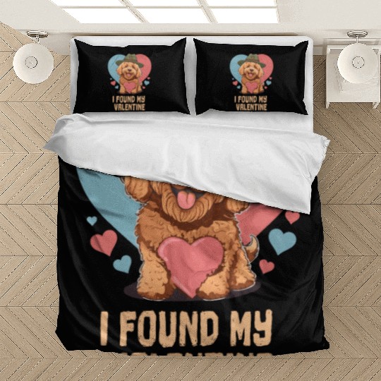 Funny Goldendoodle Dog Dad Doodle Mom Cute Dog Bedding Sets