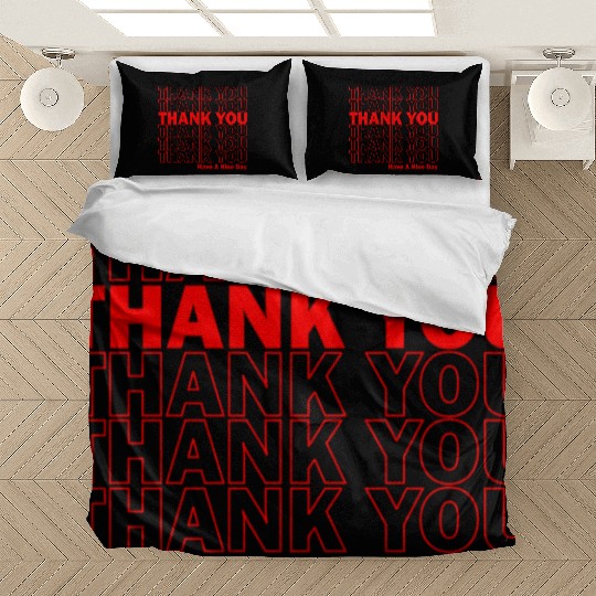 Thank You Have Ae Day Grocery Bedding Sets