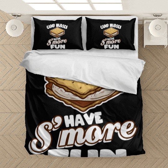 Camp Nurses Have S'More Fun Summer Camp Nursing Rn Bedding Sets