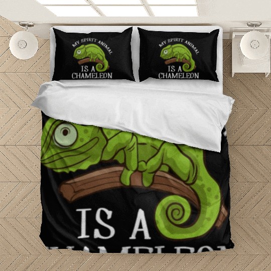 My Spirit Animal Is A Chameleon Lizard Chameleon Bedding Sets