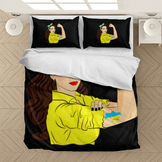 Ukrainian Unbreakable Ukraine Flag Bedding Sets