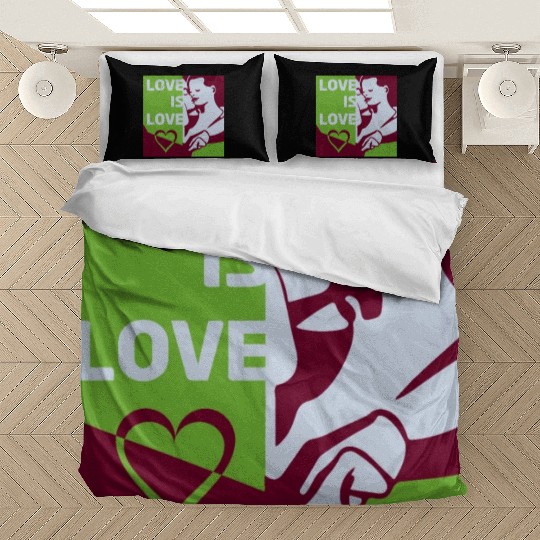 Love Is Love - Colorful Graphic Bedding Sets