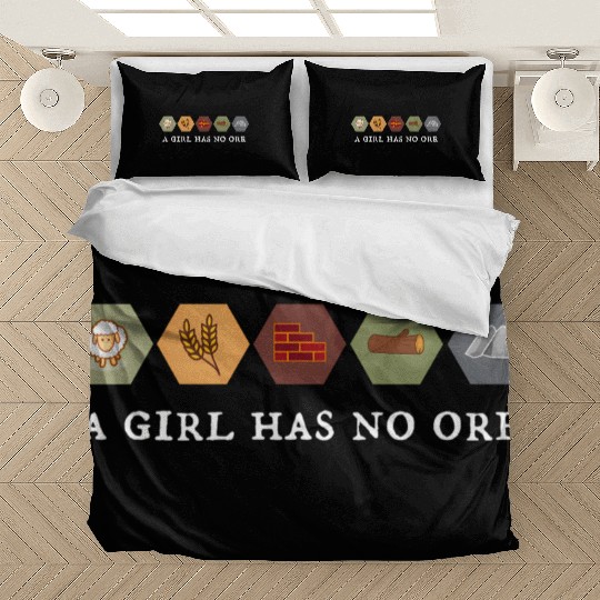 A Has No Ore Settlers Board Game Night Bedding Sets