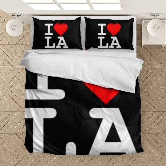 I Love La Los Angeles Bedding Sets