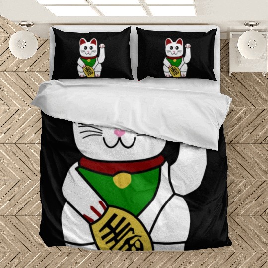 Cute Japanese Lucky Cat 1 Bedding Sets