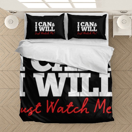Positive Affirmation I Can I Will Just Watch Me Bedding Sets