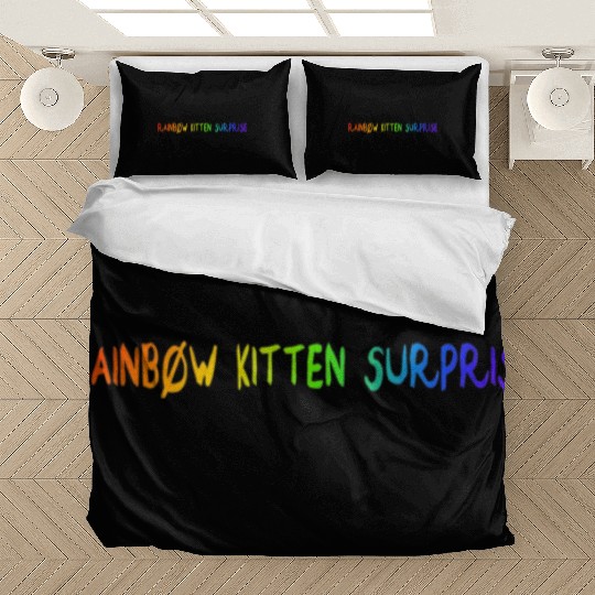 rainbow kitten surprise Bedding Sets