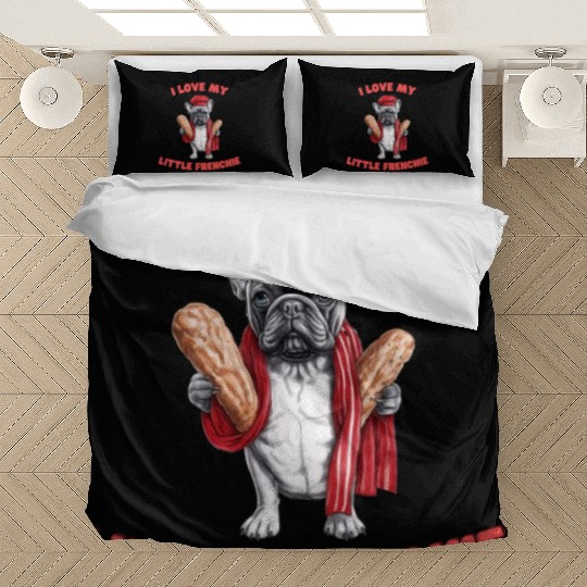 I Love My Little Frenchie | French Bulldog Design Bedding Sets