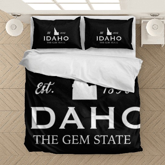 Idaho Est 1890 The Gem State Us Bedding Sets