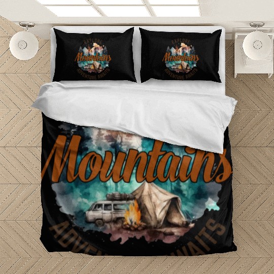 Camping Gear, Adventure Time Bedding Sets, Hiking Bedding Sets