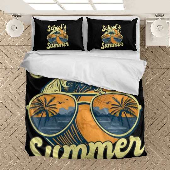 Schools Out For Summer For Teacher Cool Last Day V Bedding Sets