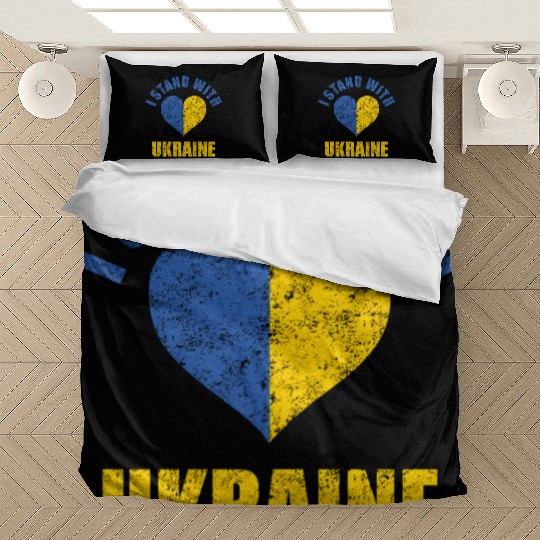 Support Ukraine I Stand With Ukraine Ukrainian Bedding Sets