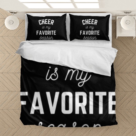 Cheer Is My Favorite Season Cheerleading Sports Bedding Sets