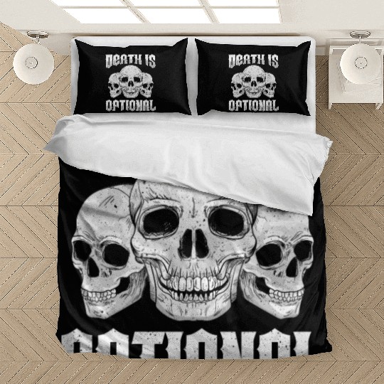 Necromancy Death Is Optional Necromancer Bedding Sets
