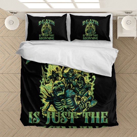 Necromancy Death Is Just The Beginning Necromancer Bedding Sets