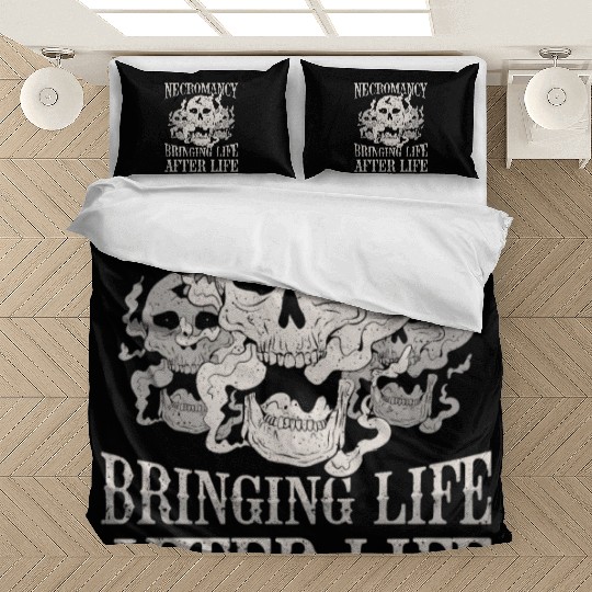 Necromancy Bringing Life After Life Necromancer Bedding Sets