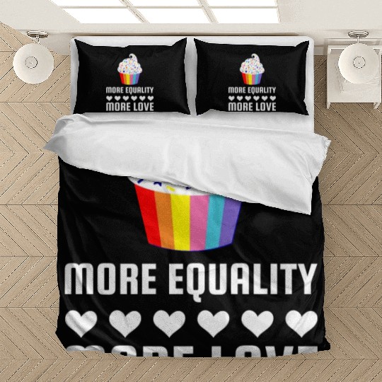 LGBT More Equality More Love Bedding Sets LGBTQ Gay