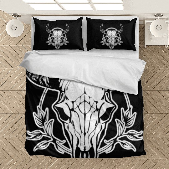 Cow Skull Boho Bedding Sets