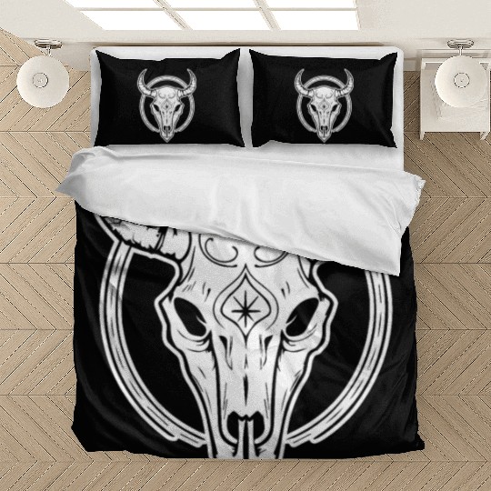 Cow Skull Boho Bedding Sets