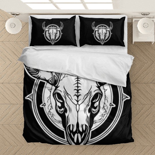 Cow Skull Boho Bedding Sets