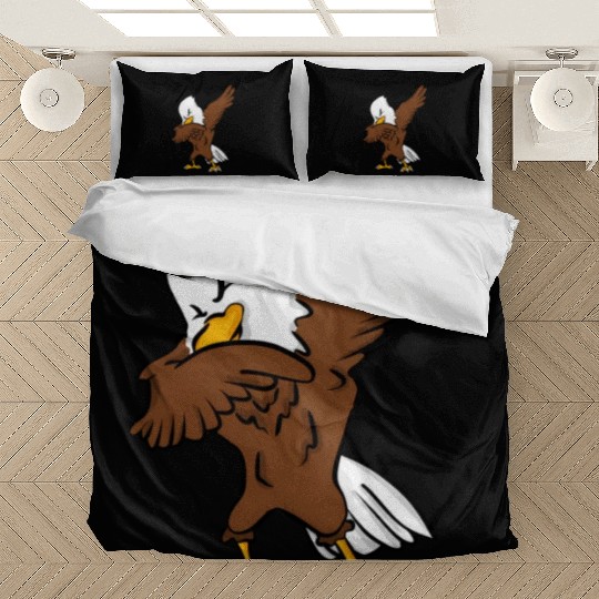 Dabbing American Bald Eagle Bedding Sets