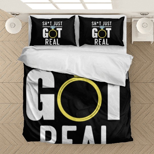 Bride And Groom Wedding Day Marriage Just Married Bedding Sets