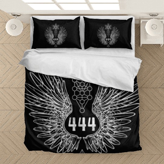 Angel Number 444 Sacred Geometry Healing Bedding Sets