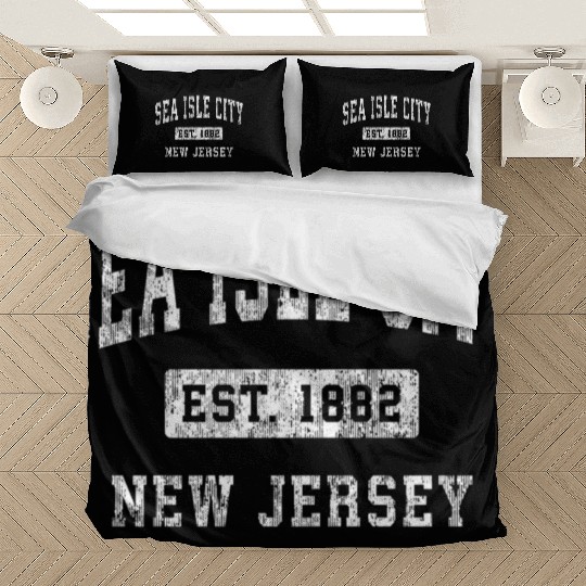 Sea Isle City New Jersey Nj Established Sports Bedding Sets