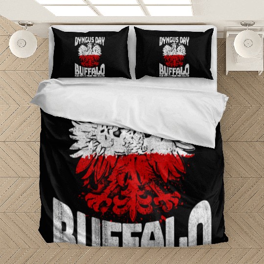 Dyngus Day Buffalo Piwo Pierogi Polka Bedding Sets