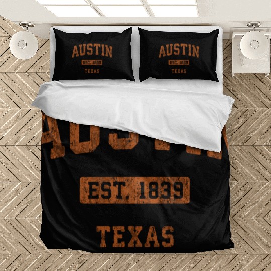 Austin Texas Tx Athletic Sports Bedding Sets