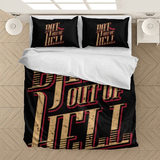Meat Loaf Bat Out Of Hell Lyric Bedding Sets