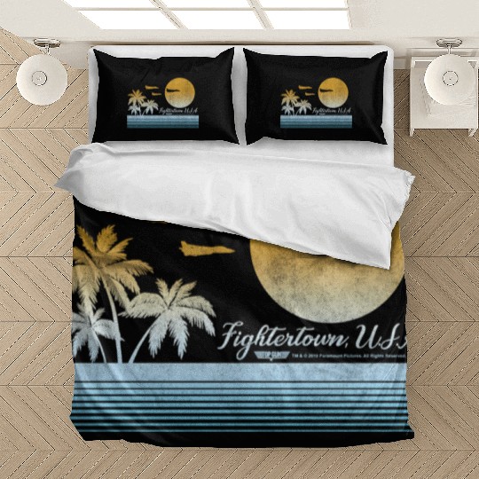 Top Gun Fightertown Usa Sunset Bedding Sets