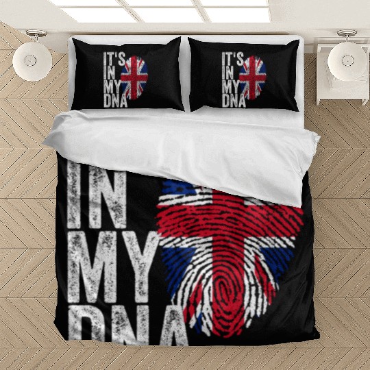 It'S In My Dna Uk Union Jack England Flag Eu Bedding Sets