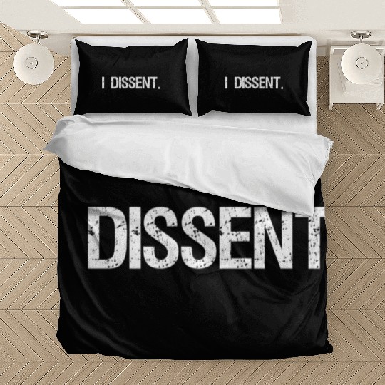 I Dissent Anti-Trump Scotus Liberal Bedding Sets
