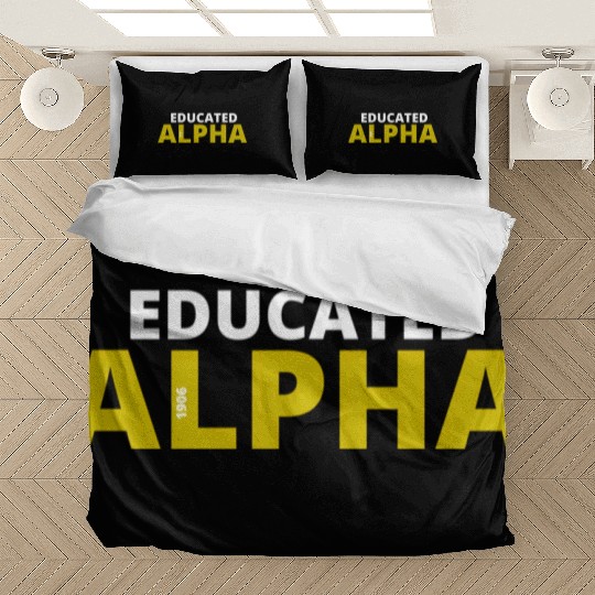 Educated Alpha 1906 Apa Fraternity For Bedding Sets
