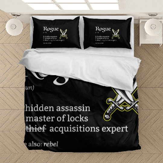 Rogue Class Definition Dungeons And Rpg Dragons Bedding Sets