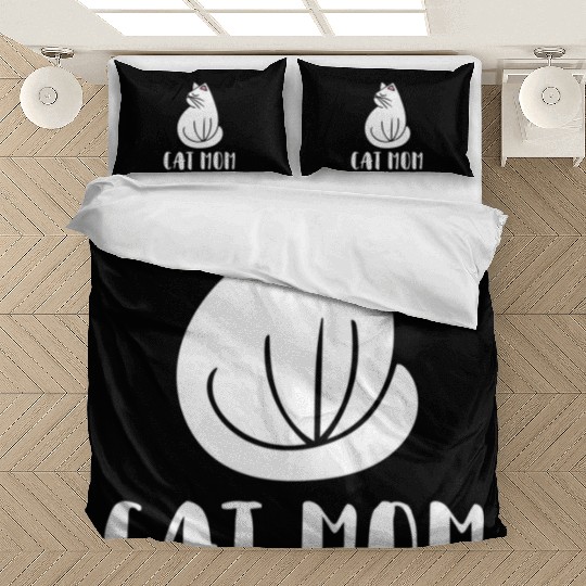 Cat Mom Kitty Cats Moms Crazy Cat Lady Bedding Sets