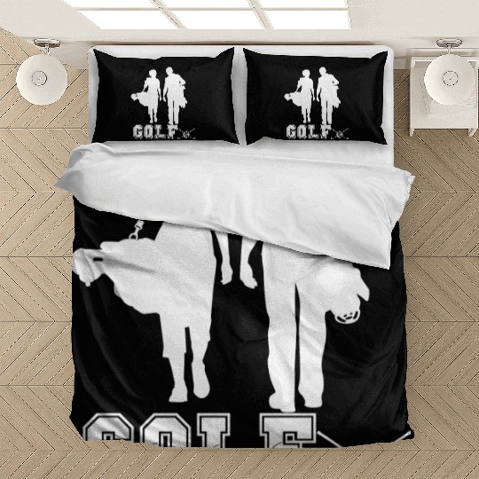 golf couple design for Bedding Sets