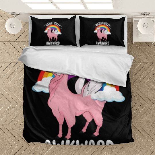 Majestically Awkward Llamacorn Llama Uorn Bedding Sets