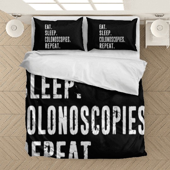 Gastroenterologist Colonoscopy Doctor Nurse Funny Bedding Sets